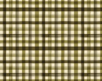 QUILT FABRICS, Plaid Olive, 58230405-02, 100% cotton, quilt cotton - Botany Collection of Camelot Fabrics