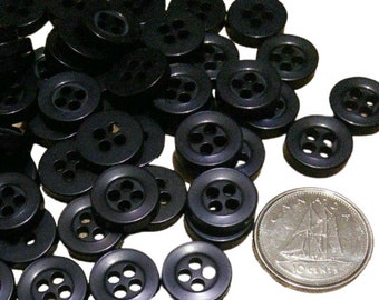 11mm, 50-200 Buttons MAUVE FONCE, BTN 13