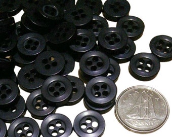 11mm, 100 buttons, MAUVE FONCE