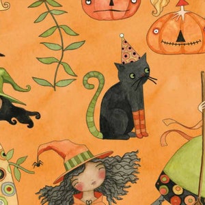 RILEY BLAKE, Main, Halloween Whimsy, 11820, cotton quilt, cotton designer image 2