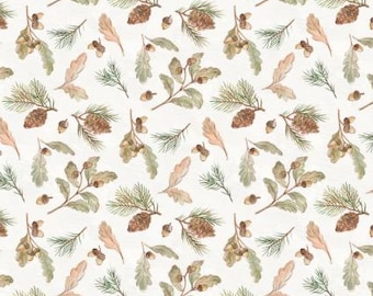 Fabric cotton, FOREST FOLIAGE, 66250103-01, Quilt Fabrics, 100% cotton, quilt cotton - Living on Lake Time of Camelot Fabrics