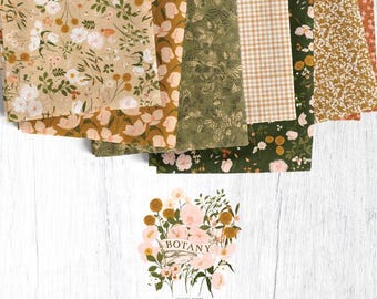 SQUARE COTTON, 5 inchs, 100% cotton, quilt cotton - BOTANY of Camelot Fabrics