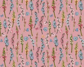 Fabric cotton, FLUTTERING FLORALS, 49240503, 02, Quilt Fabrics, 100% cotton, quilt cotton - Secret Garden of Camelot Fabrics