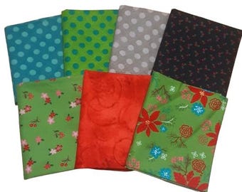 7 prints, Snowed In of Riley Blake Designs, 100% cotton