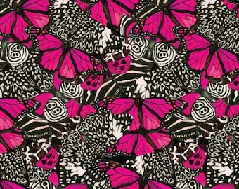Fabric cotton, MONARCH ILLUSIONS, 76250104-03, Quilt Fabrics, 100% cotton, quilt cotton - Monarch Gardens of Camelot Fabrics