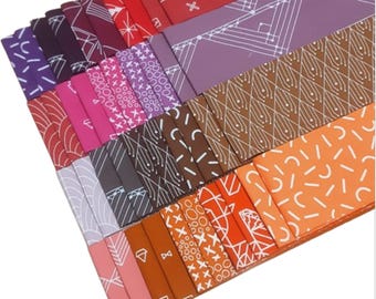 40 Jelly Rolls, 2 1/2" X 44", Pre-Cut cotton - Century d'Andover Fabrics