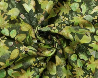 Fabric cotton, LUSH UNDERGROWTH, 55240305-02, Quilt Fabrics, 100% cotton, quilt cotton - Wanderer of the Woods of Camelot Fabrics