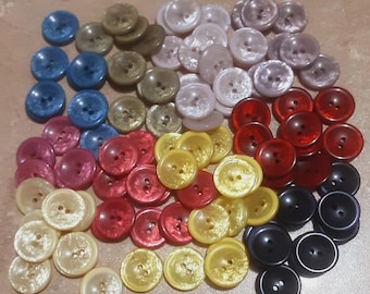 100 Buttons, 19mm, SHADE button 2 holes