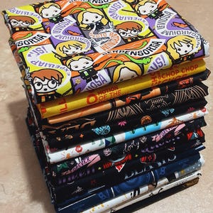 CAMELOT FABRICS, 13 designs, Harry Potter, Fantastic Beast, Star Wars, 100% cotton