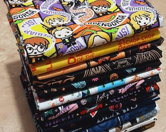 CAMELOT FABRICS, 13 designs, Harry Potter, Fantastic Beast, Star Wars, 100% cotton
