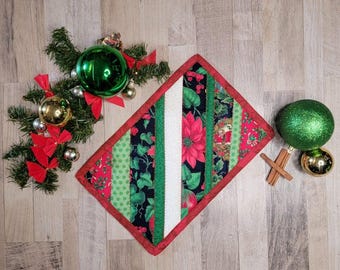 Big Potholders, 9 1/2" X 13", Patchwork Hot Mats Potholder Trivet Oven mitt