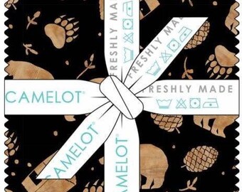 QUILT FABRICS, 42 squares 5 inchs, 100% cotton, quilt cotton - Crafted Cabin of Camelot Fabrics