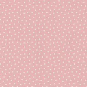 Dot pink, With love, Emma & Mila Fabrics, 100% cotton