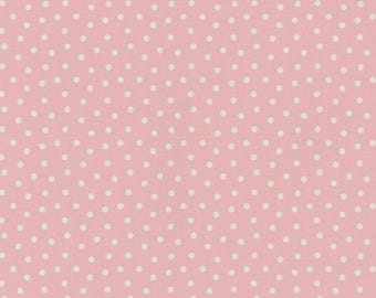 Dot pink, With love, Emma & Mila Fabrics, 100% cotton