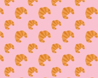 Fabric cotton, CROISSANTS, 58240703, 01, Quilt Fabrics, 100% cotton, quilt cotton - I Love Carbs of Camelot Fabrics