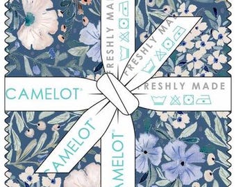 QUILT FABRICS, 42 squares 5 inchs, 100% cotton, quilt cotton - Bloom Manor of Camelot Fabrics