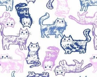 DEAR STELLA, Cat, 100% cotton, cotton quilt, cotton designer - 1373 de Dear Stella