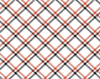 BENARTEX FABRICS, Plaid, white, 100% cotton, cotton quilt, cotton designer - Dotty for Scottie de Benartex