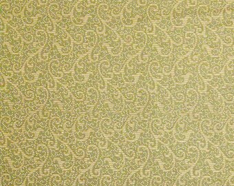 QUILTING TREASURES, Olive, antiquities, 100% Cotton