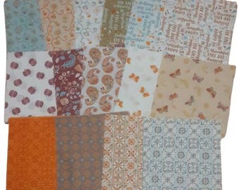 42 Squares 5 inchs - Autumn Impressions of Camelot Fabrics