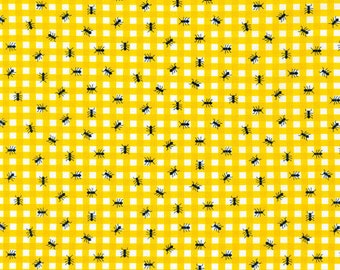 ROBERT KAUFMAN, Yellow, cotton, cotton quilt, cotton designer - Farm to Table de Robert Kaufman
