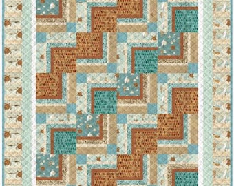 PDF, TWIST on TRADITION Quilt, 42'' X 52'', Tutoriel - Coastal Waterways of Camelot Fabrics