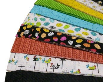 SALE, 10 Stripes, Jelly Rolls, 2 1/2" X 44", Pre-Cut cotton - The Coop d'Andover Fabrics