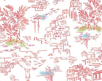 CAMELOT FABRICS, Daydream of the Mediterranean, 100% Cotton - By the Sea de Camelot Fabrics