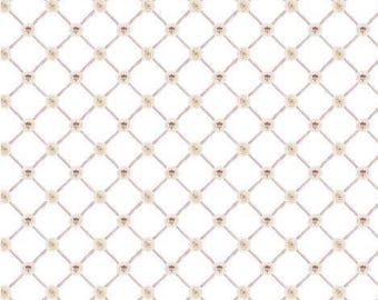 Fabric cotton, BUTTONS & DIAMONDS, 49240605, 01, Quilt Fabrics, 100% cotton, quilt cotton - Tea and Poetry of Camelot Fabrics