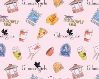 Fabric cotton, SOFT WASH MEMORIES, 23840101, 01, Quilt Fabrics, 100% cotton, quilt cotton - Gilmore Girls of Camelot Fabrics