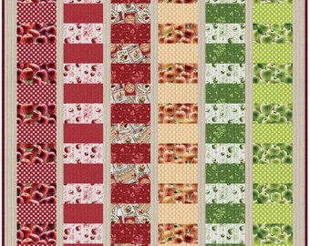 PDF, FARM STAND Quilt, 60'' X 72'', Tutoriel - Apple Orchard of Camelot Fabrics