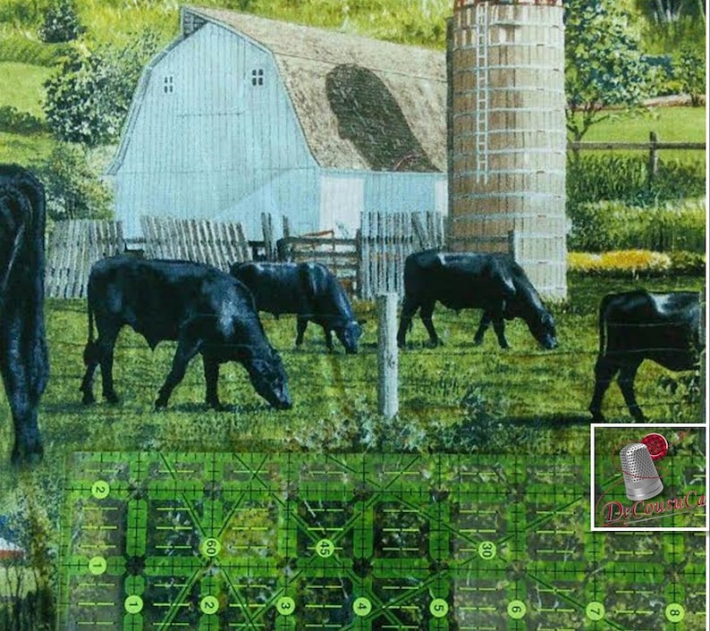 CP62417 Wild Wings by Rollie Brandt 100/% Cotton, Spring Creative Black Angus Multiple quantity cut in one piece Reg 2.99-17.99