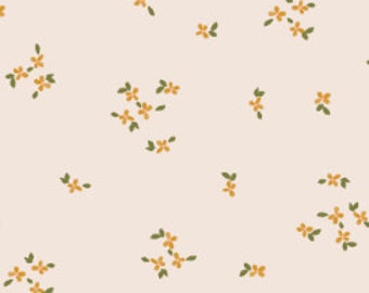 QUILT FABRICS, The Florets Cream, 58230407-01, 100% cotton, quilt cotton - Botany Collection of Camelot Fabrics