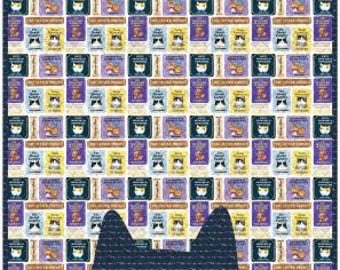 PDF, CAT SILHOUETTE Quilt, 30'' X 40'', Tutoriel - Litter-Ary Cats of Camelot Fabrics