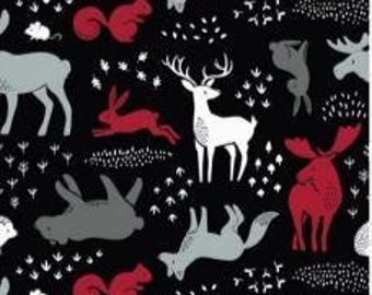 Fabric cotton, FOREST ANIMALS, 21172101-01, Quilt Fabrics, 100% cotton,quilt cotton - North of Ordinary of Camelot Fabrics