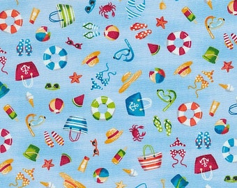 ANDOVER, 2339, toy playa, Beside the Sea, 100% cotton, cotton quilt, cotton designer - Andover Fabrics