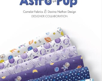 QUILT FABRICS, 42 squares 5 inchs, 100% cotton, quilt cotton - Astro Pop of Camelot Fabrics