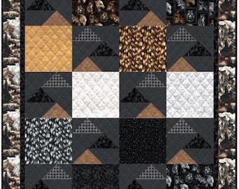 PDF, FLYING HIGH Quilt, 62'' X 74'', Tutoriel - Strokes of the Wild de Camelot Fabrics