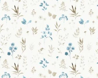 Fabric cotton, MIXED WILDFLOWERS, 552440103, 01, Beige, Quilt Fabrics, 100% cotton, quilt cotton - Peace & Wildflowers of Camelot Fabrics