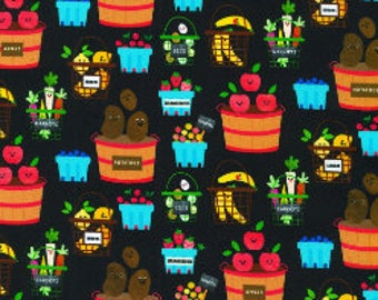 ROBERT KAUFMAN, vegetable, cotton, cotton quilt, cotton designer - Farm to Table de Robert Kaufman
