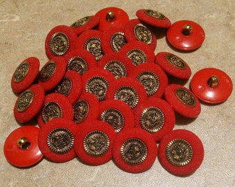 18mm, 6 or 30 buttons, button red, gold button