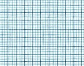 Fabric cotton, PEACEFUL PLAID, 552440104, 02, Blue, Quilt Fabrics, 100% cotton, quilt cotton - Peace & Wildflowers of Camelot Fabrics