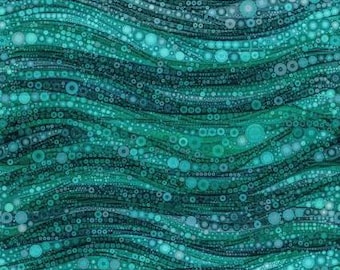 Fabric cotton, ABSTRACT CIRCLES, 16240105, 01, Teal, Quilt Fabrics, 100% cotton, quilt cotton - Gigi in the Garden of Camelot Fabrics