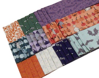 40 Jelly Rolls, Pre-Cut cotton, HALLOWEEN- Spooky Hollow de Riley Blake Designs