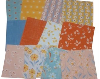 QUILT FABRICS, 42 squares 5 inchs, Daisey Dukes, 100% cotton, quilt cotton - Daisey Dukes of Camelot Fabrics