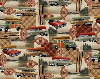 BENARTEX FABRICS, Gone Camping Natural, #08975, 07, cotton, cotton quilt, cotton designer