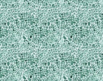 Fabric cotton Pebbles, Aqua, 55230604, 01, QUILT FABRICS, 100% cotton, quilt cotton - Coastal Waterways of Camelot Fabrics