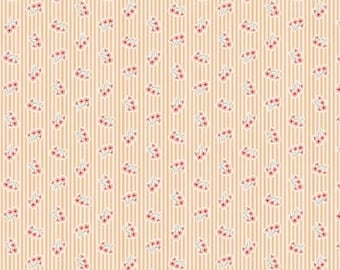 Fabric cotton, STEMS AND STRIPES, 58240803, 01, Quilt Fabrics, 100% cotton, quilt cotton - Blooms and Bows of Camelot Fabrics