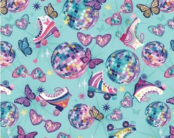 Fabric cotton, DISCO QUEEN, 55240603, 01, Quilt Fabrics, 100% cotton, quilt cotton - Disco Queen of Camelot Fabrics
