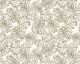 Fabric cotton, FLORAL RIPPLES, 552440107, 01, Beige, Quilt Fabrics, 100% cotton, quilt cotton - Peace & Wildflowers of Camelot Fabrics